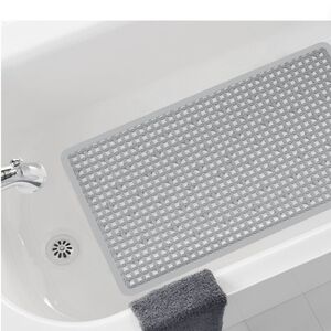 Mainstays 15" x 27" Mildew Resistant Soft on Feet Textured Bathtub Mat